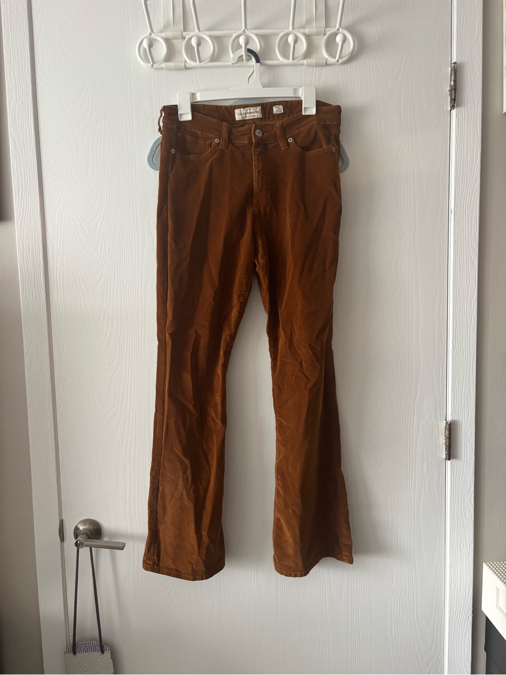 Lucky Brand Brown Corduroy Wide Leg Jeans